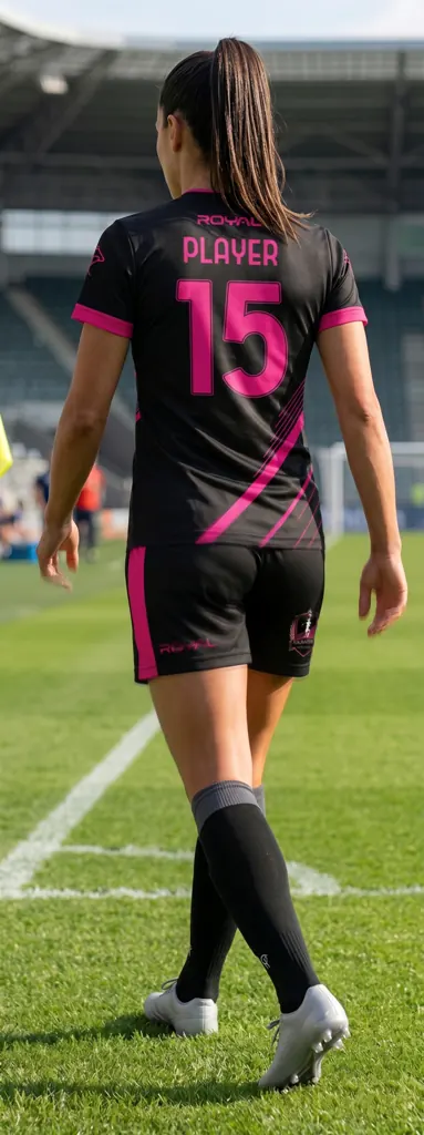Divisa home WoMentis F.C. vista da dietro